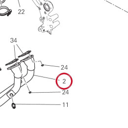 Collecteur D'Echappement — réf. 57015331A | Ducati Store