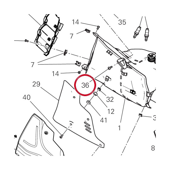 Vis 72050318C — réf. 72050318C | Ducati Store