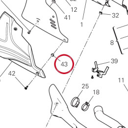 Entretoise 97612971A — réf. 97612971A | Ducati Store