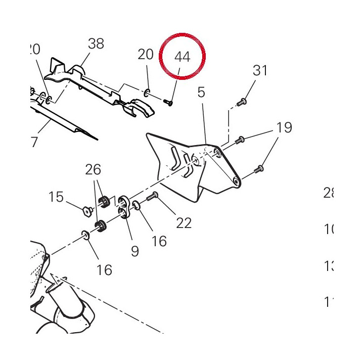 Vis 77240293C — réf. 77240293C | Ducati Store