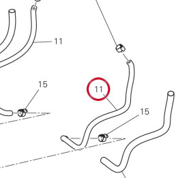 Tuyau devant 935Z0111A — réf. 935Z0111A | Ducati Store