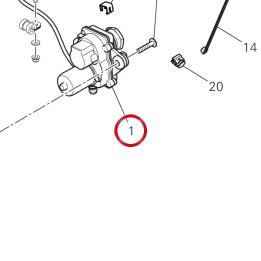 Moteur électrique soupape — réf. 59340301A | Ducati Store