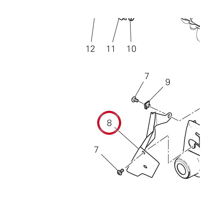 Pare-Chaleur 4601P861A — réf. 4601P861A | Ducati Store
