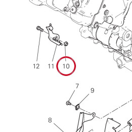 Entretoise 71616351AA — réf. 71616351AA | Ducati Store