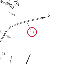 Câble moteur soupape — réf. 73211231A | Ducati Store