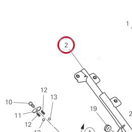 Cadre arrière droit — réf. 47018941CA | Ducati Store