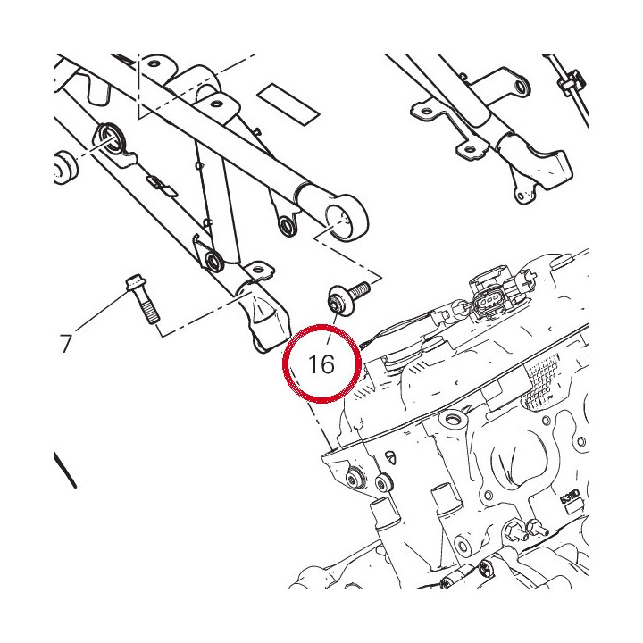 Vis special 7791B441AA — réf. 7791B441AA | Ducati Store