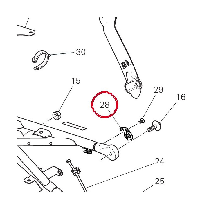Equerre 8301N481AA — réf. 8301N481AA | Ducati Store
