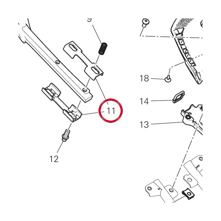 Guide poignée passager — réf. 8291H741A | Ducati Store