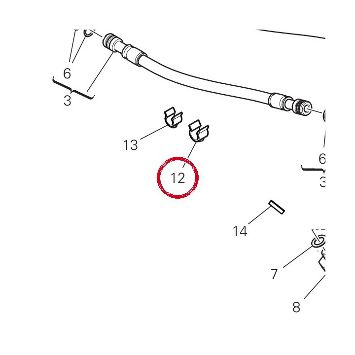 Passe-Tube 75841191A — réf. 75841191A | Ducati Store