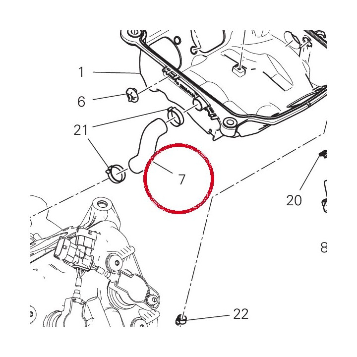 Tuyau 87614181A — réf. 87614181A | Ducati Store