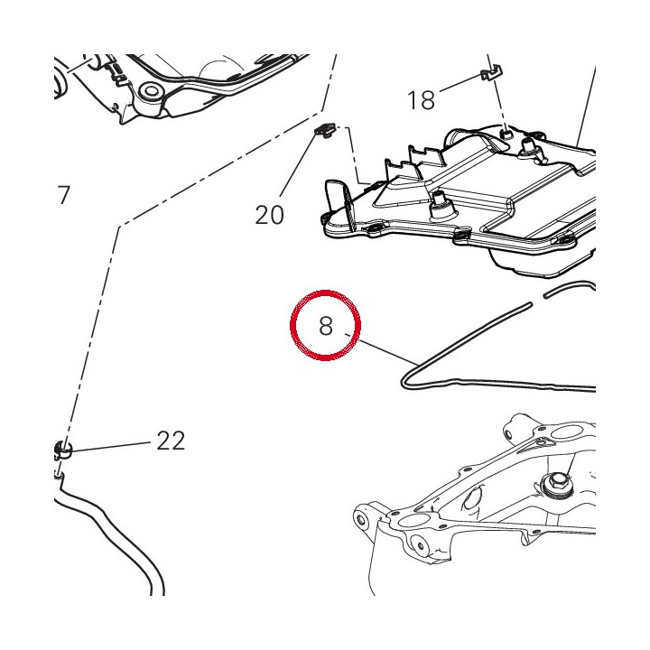 Joint 79111491A — réf. 79111491A | Ducati Store
