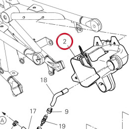 Bride fixation carbon — réf. 8291P572A | Ducati Store