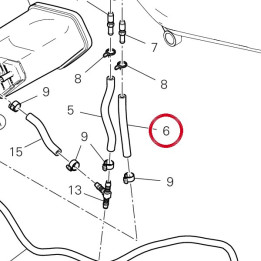 Tuyau drainage 935Z0481A — réf. 935Z0481A | Ducati Store