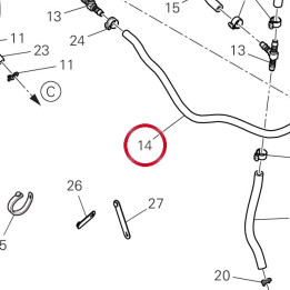 Tuyau drainage 93512431A — réf. 93512431A | Ducati Store