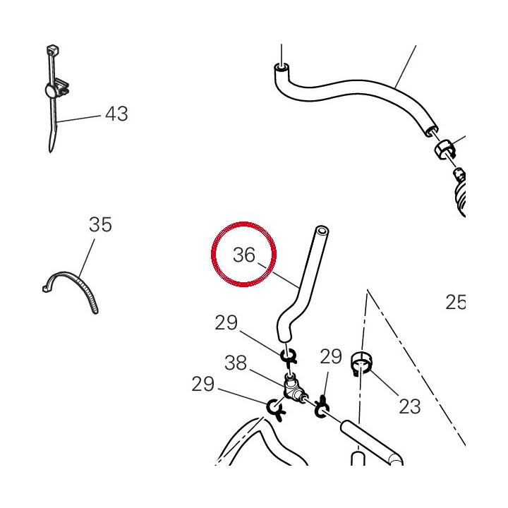 Piat.tubo redex uht sg — réf. 935Z0461A | Ducati Store