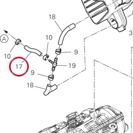 Tuyau 935Z0421A — réf. 935Z0421A | Ducati Store