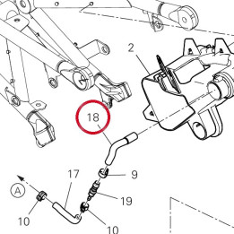 Tuyau 935Z0431A — réf. 935Z0431A | Ducati Store