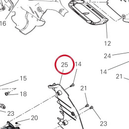 Panneau droit 4801D221B — réf. 4801D221B | Ducati Store