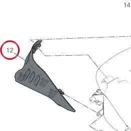 Panneau lateral droit — réf. 482P7373AA | Ducati Store