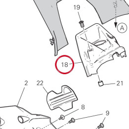 Couvercle handsfree — réf. 4601M571A | Ducati Store