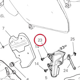 Cache faisceau cote droit — réf. 4601V871A | Ducati Store