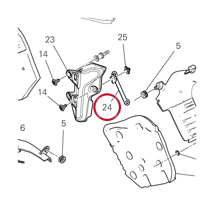 Equerre câblage 8301S361AA — réf. 8301S361AA | Ducati Store