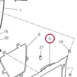 Front belly fairing — réf. 4801D131A | Ducati Store