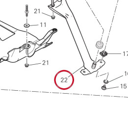 Equerre 8301M521AA — réf. 8301M521AA | Ducati Store