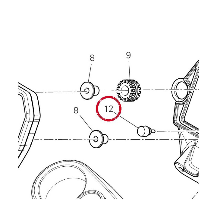 Joint en caoutchouc — réf. 86610581A | Ducati Store