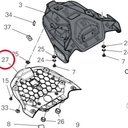 Tail bottom 48218073A — réf. 48218073A | Ducati Store
