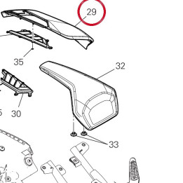Tail cover lh 48217811AA — réf. 48217811AA | Ducati Store