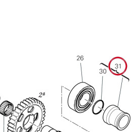 Entretoise pignon chaîne — réf. 713P0021A | Ducati Store