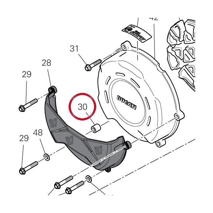 Douille 7111F301AB — réf. 7111F301AB | Ducati Store