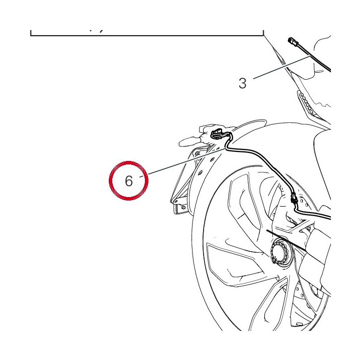 1705 Tail frame W.H — réf. 5101M431A | Ducati Store