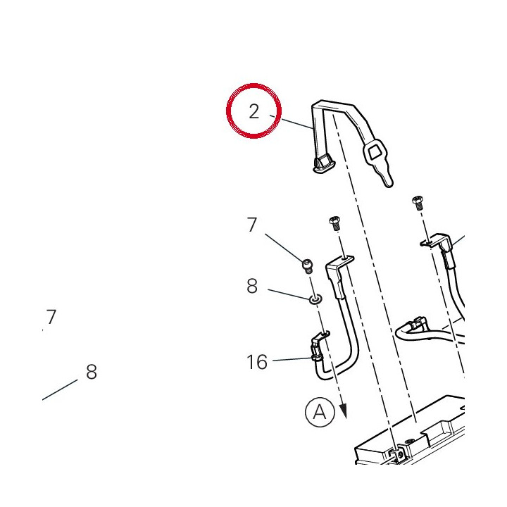 Elastique batterie 75910511A — réf. 75910511A | Ducati Store