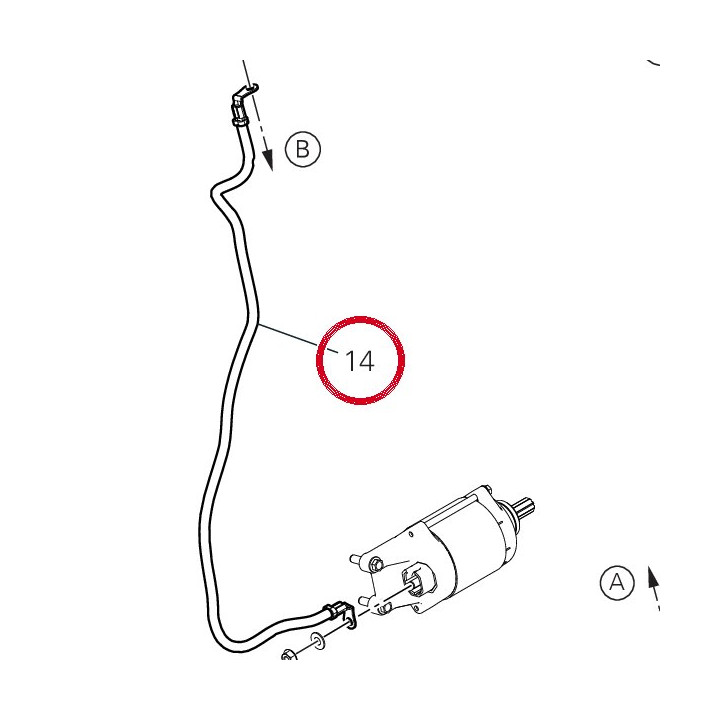 Câble telerupteur — réf. 51411101C | Ducati Store