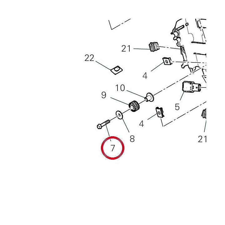 Vis tef M6X30 77251058B — réf. 77251058B | Ducati Store