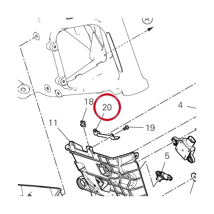 Bride blackbox 8301M531AA — réf. 8301M531AA | Ducati Store