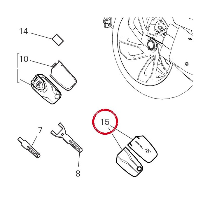 Cache 4601L831E — réf. 4601L831E | Ducati Store
