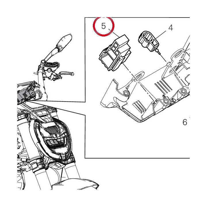 Caoutchouc 86613601A — réf. 86613601A | Ducati Store