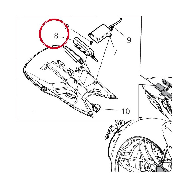 Antenne immobilizer — réf. 51840341B | Ducati Store