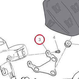 Support bracket cover — réf. 8301M161AA | Ducati Store