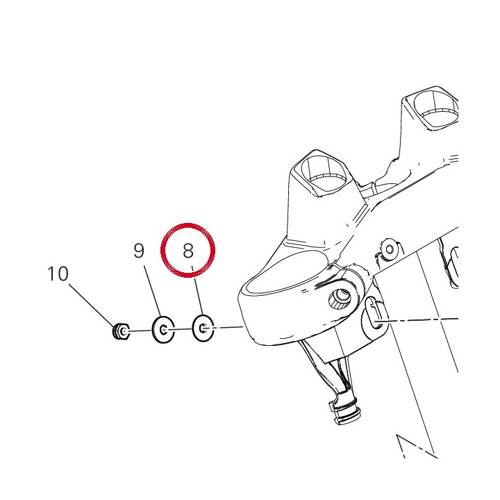Entretoise 71610111AB — réf. 71610111AB | Ducati Store