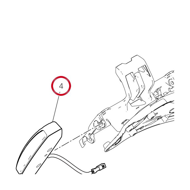 Clignotant droit 53010382A — réf. 53010382A | Ducati Store