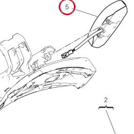 Clignotant gauche 53010392A — réf. 53010392A | Ducati Store