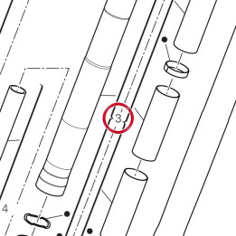 Tube porteur (ensemble) — réf. 34923281A | Ducati Store