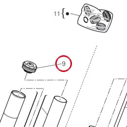 Bouchon complète droit — réf. 34922821A | Ducati Store