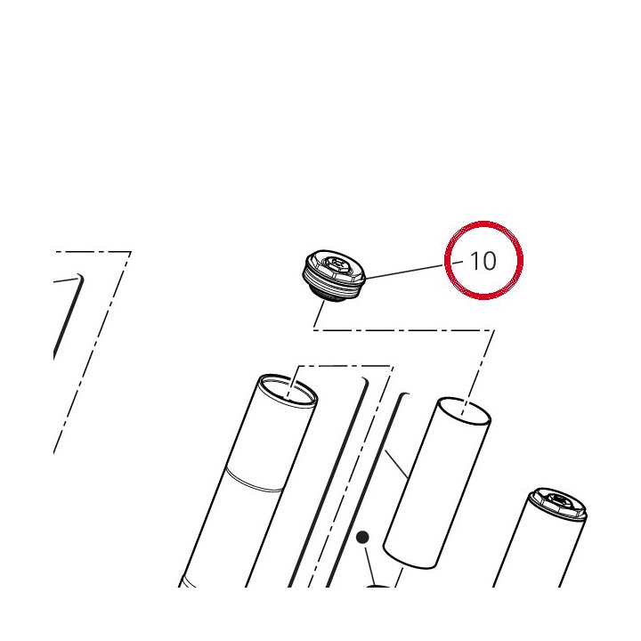 Bouchon complète gauche — réf. 34922831A | Ducati Store