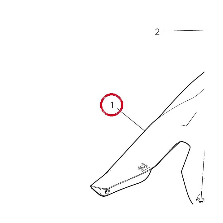 Garde-Boue arrière 56511441A — réf. 56511441A | Ducati Store